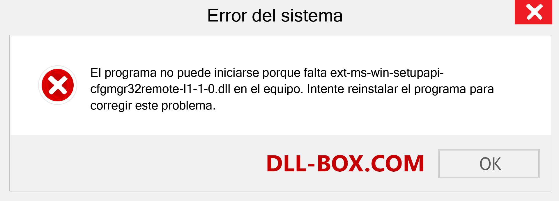 ¿Falta el archivo ext-ms-win-setupapi-cfgmgr32remote-l1-1-0.dll ?. Descargar para Windows 7, 8, 10 - Corregir ext-ms-win-setupapi-cfgmgr32remote-l1-1-0 dll Missing Error en Windows, fotos, imágenes